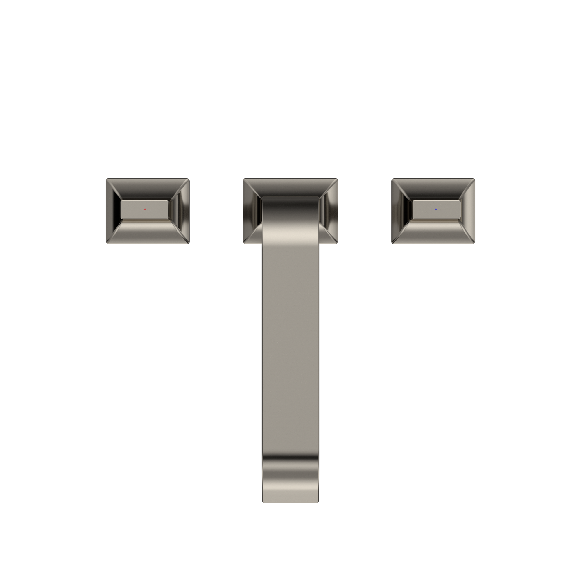 TOTO GC Two-Handle Deck-Mount Roman Tub Filler Trim, Polished Nickel, Brass, TBG08201U#PN