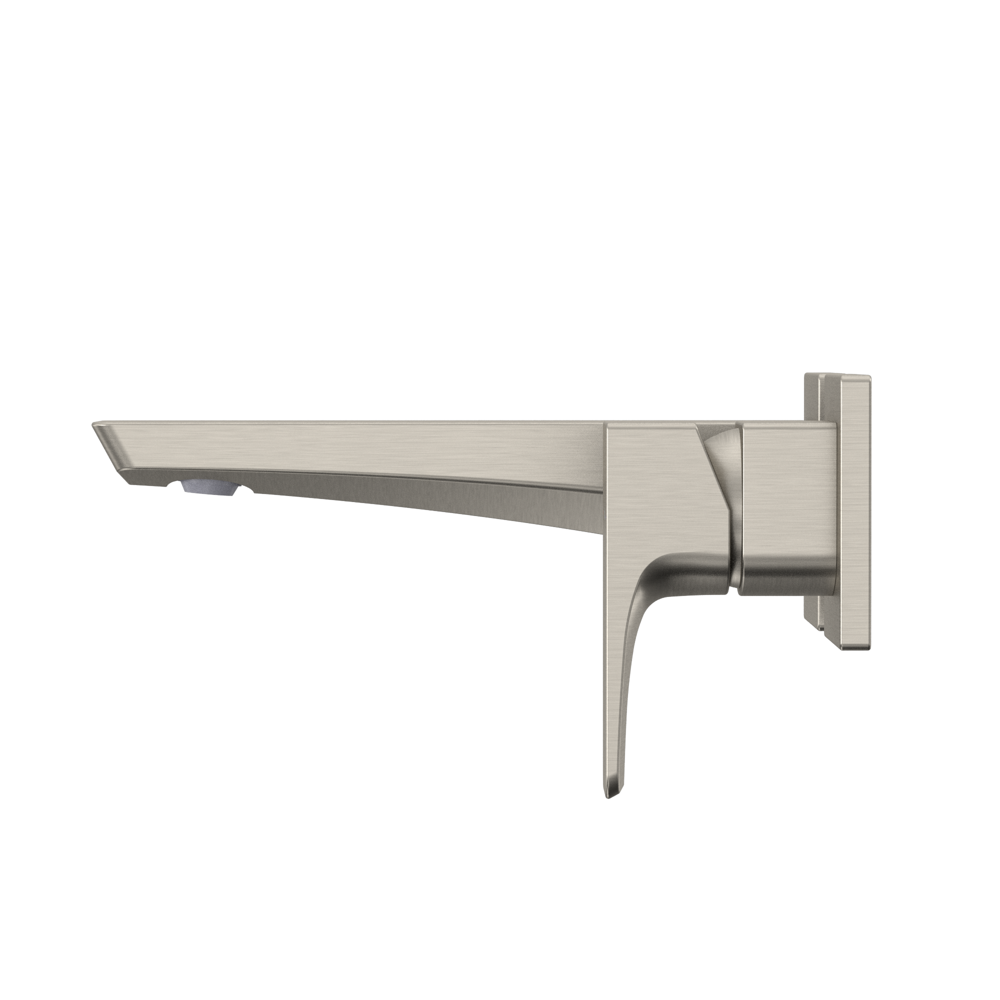 TOTO GE 1.2 GPM Wall-Mount Single-Handle Bathroom Faucet with COMFORT GLIDE Technology, Brushed Nickel, Brass, TLG07307U#BN
