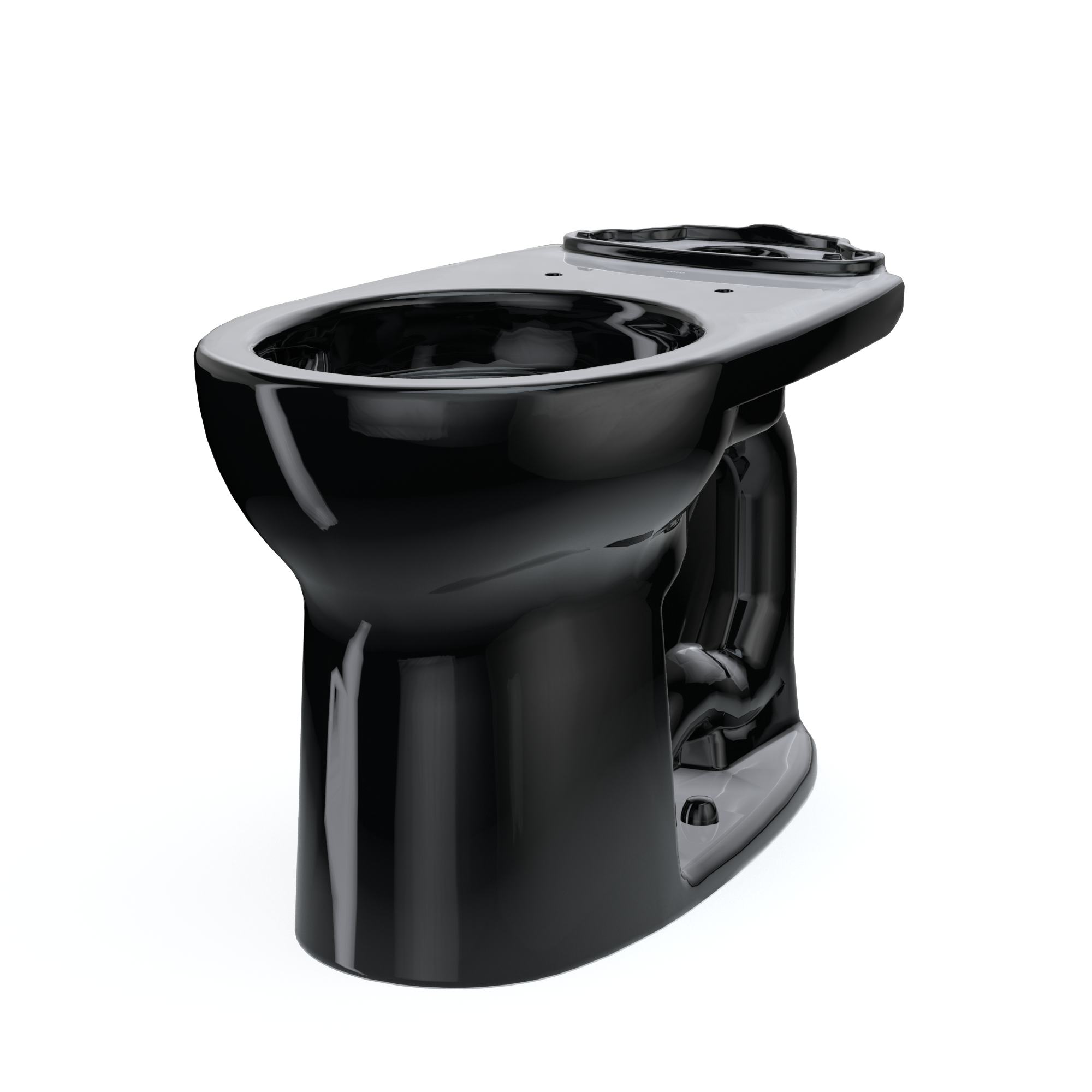 TOTO Drake Round TORNADO FLUSH Toilet Bowl, Ebony, Vitreous China, C775CEF#51