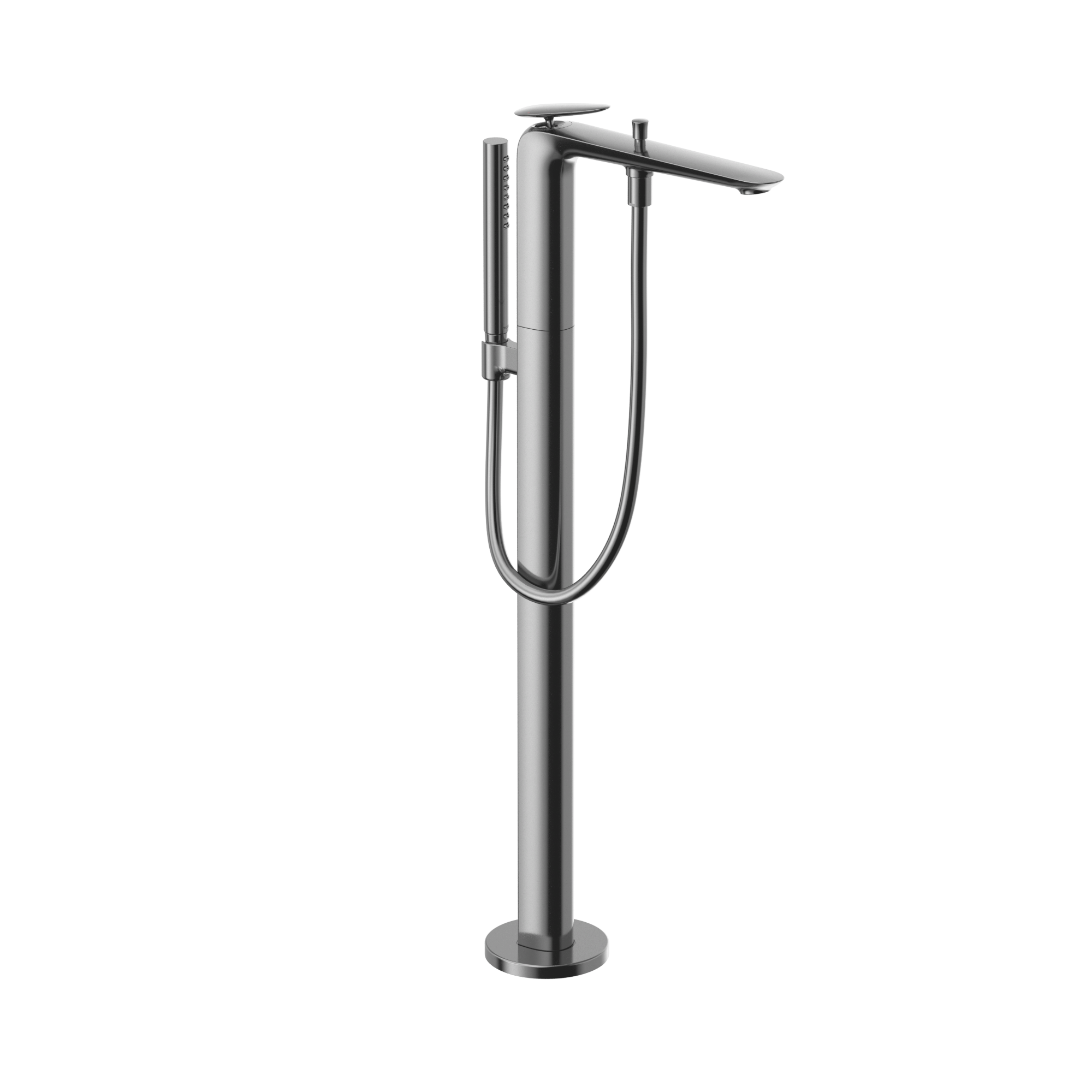 TOTO ZA Single-Handle Free Standing Tub Filler with Handshower, Polished Chrome, Brass, TBP03301U#CP