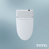 TOTO WASHLET G450 1.0 or 0.8 GPF Smart Toilet with Integrated Bidet Seat and CEFIONTECT, Cotton White, Vitreous China|Plastic, MS922CUMFG#01