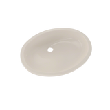 TOTO Dantesca Oval Undermount Bathroom Sink with CEFIONTECT, Sedona Beige, Vitreous China, LT597G#12