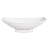 ALFI brand 71" Solid Surface Resin Free Standing Oval Bathtub, Hammock Style, White Matte, AB9991