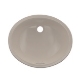 TOTO Rendezvous Oval Undermount Bathroom Sink with CEFIONTECT, Bone, Vitreous China, LT579G#03