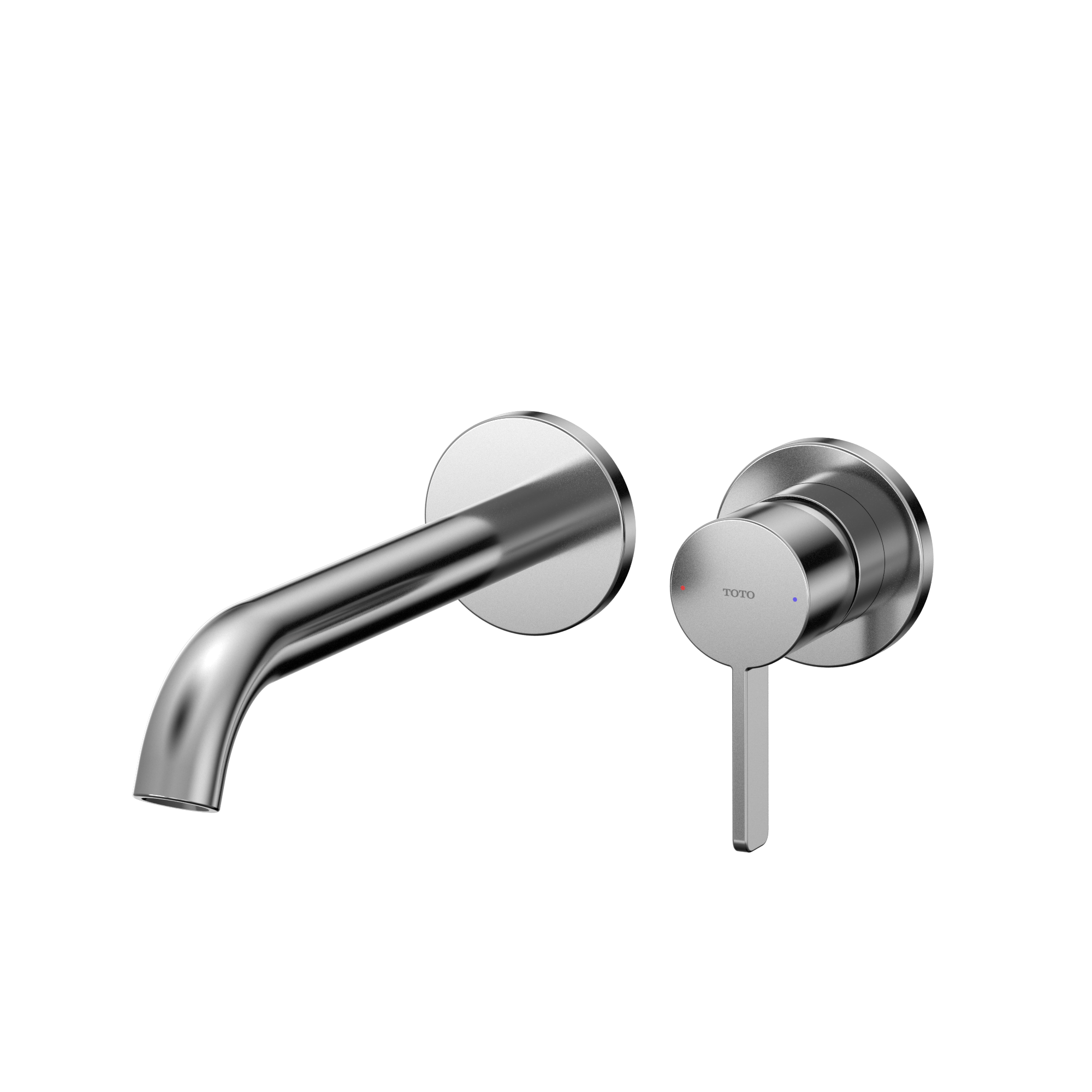 TOTO GF 1.2 GPM Wall-Mount Single-Handle Long Bathroom Faucet with COMFORT GLIDE Technology, Polished Chrome, Brass, TLG11308U#CP