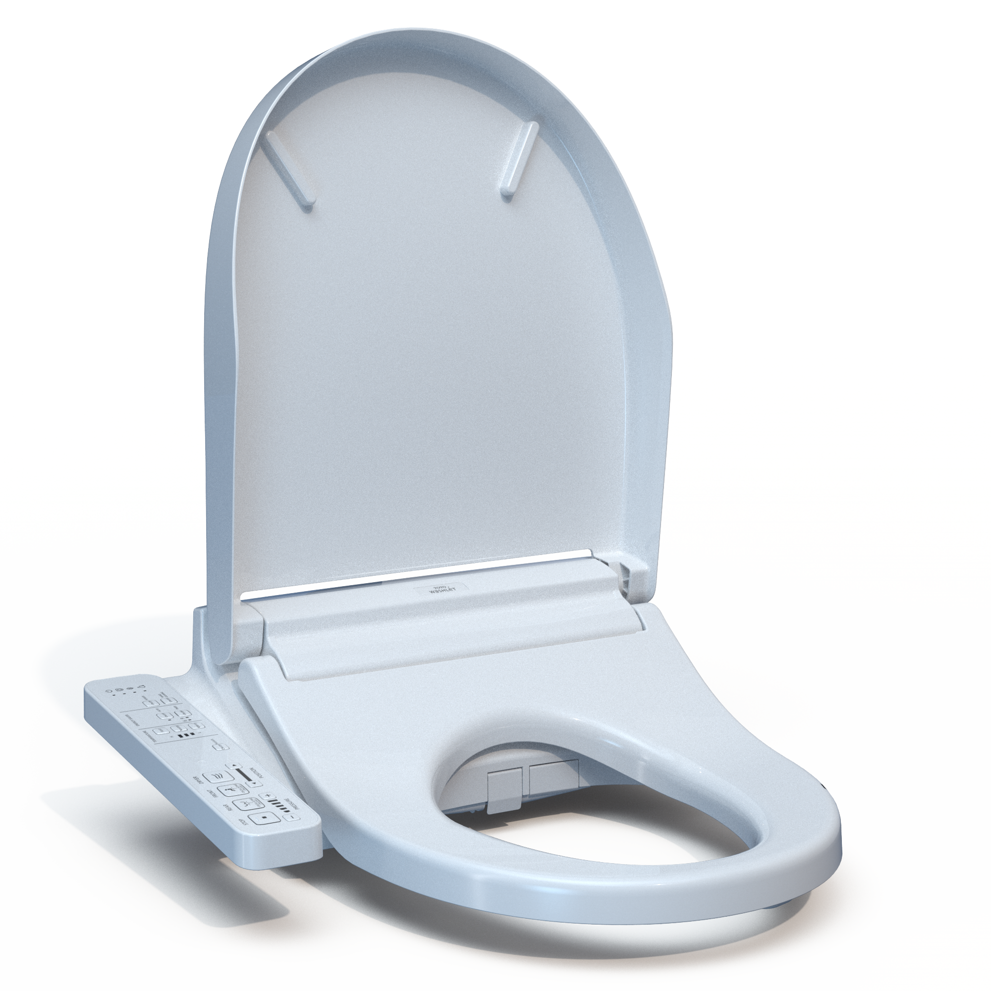 TOTO WASHLET KC2 Electronic Bidet Toilet Seat with Heated Seat and SoftClose Lid, Round, Cotton White, Plastic, SW3023#01