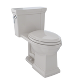 TOTO Promenade II One-Piece Elongated 1.28 GPF Universal Height Toilet with CEFIONTECT, Sedona Beige, Vitreous China, MS814224CEFG#12