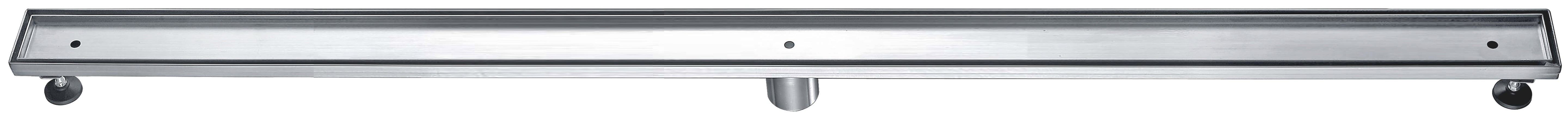 ALFI brand ABLD59A 59" Stainless Steel Linear Shower Drain with No Cover, Grey