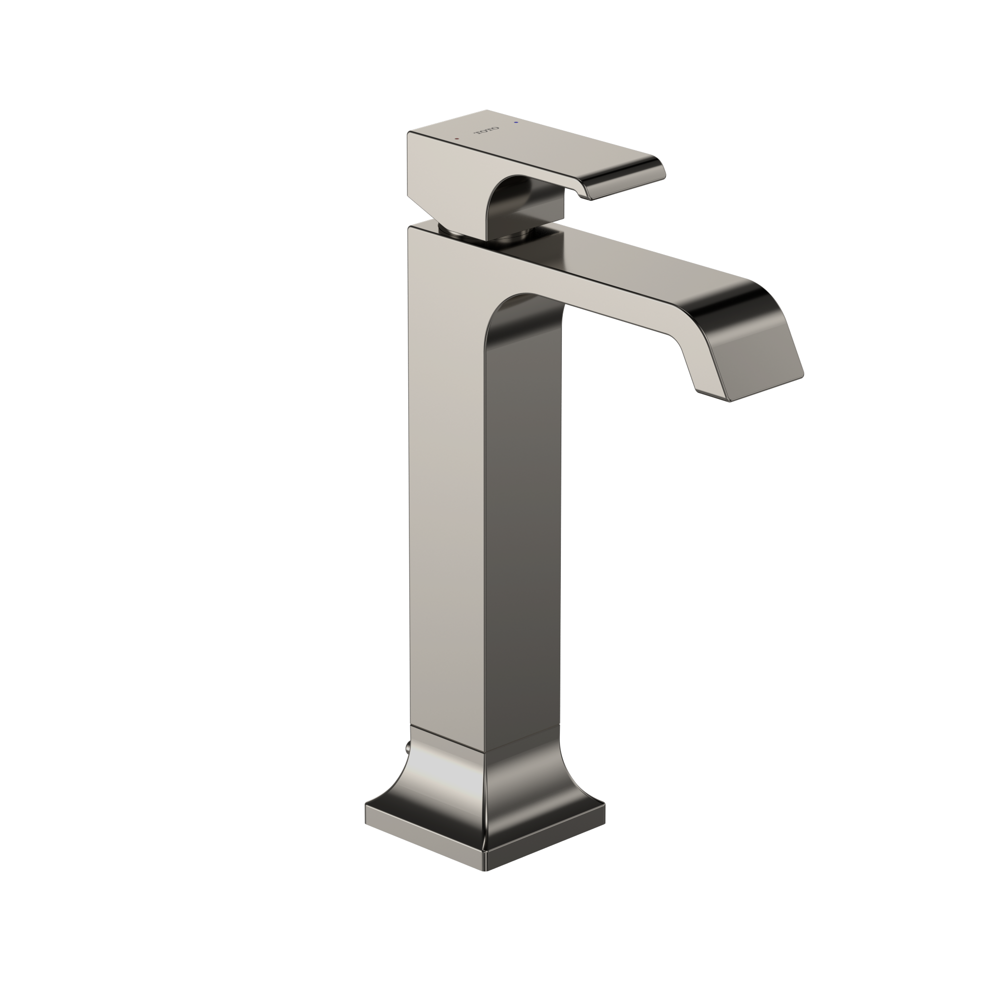 TOTO GC 1.2 GPM Single Handle Vessel Bathroom Sink Faucet with COMFORT GLIDE Technology, Polished Nickel, Brass, TLG08305U#PN