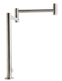 ALFI Brushed Stainless Steel Retractable Pot Filler Faucet, AB5018-BSS