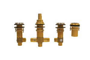 Alternate Image for TOTO Three-Hole Roman Tub Filler Rough-In Valve, Polished Nickel, Brass, TBN02203U#PN