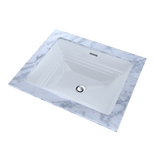 TOTO Promenade Rectangular Undermount Bathroom Sink, Cotton White, Vitreous China, LT533#01