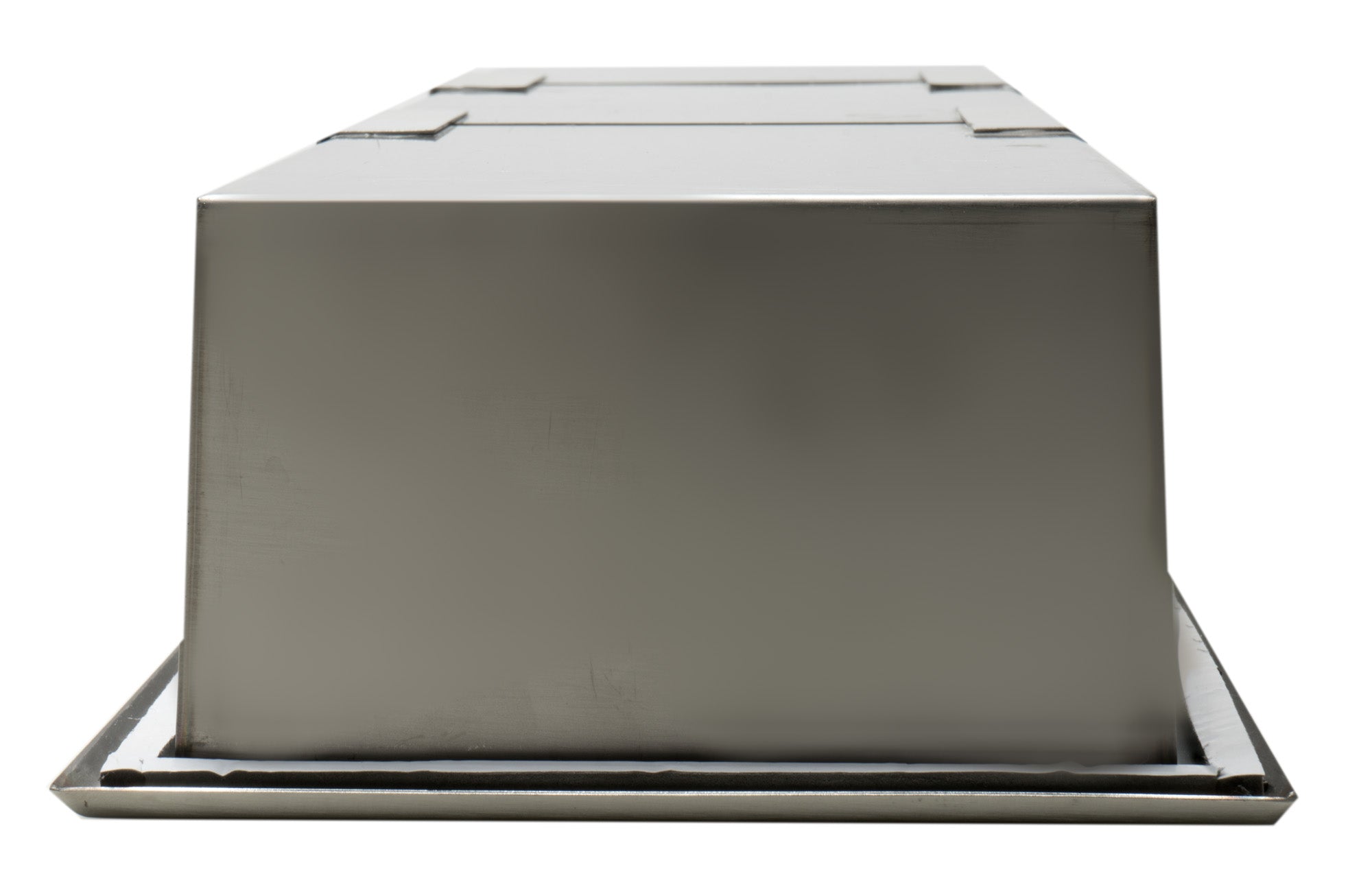 ALFI brand ABN0836-BSS 8 x 36 Brushed Stainless Steel Vertical Triple Shelf Bath Shower Niche, 20 Gauge