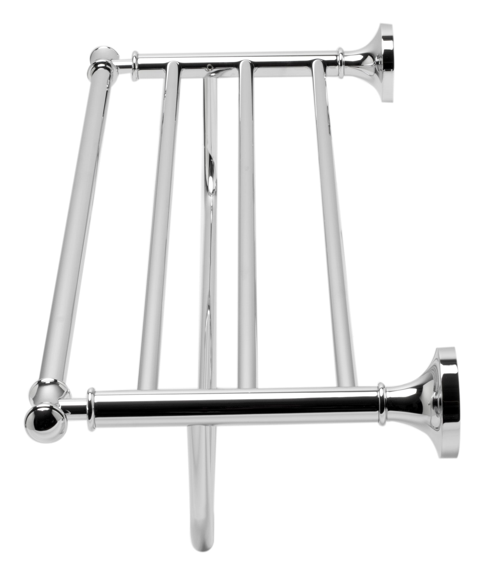 Alternative View of ALFI brand AB9583 Polished Chrome 23 inch Towel Bar & Shelf Bathroom Accessory, Brass