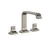 TOTO GC Two-Handle Deck-Mount Roman Tub Filler Trim, Polished Nickel, Brass, TBG08201U#PN