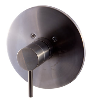 Alternate Image for ALFI brand AB1601-BN Brushed Nickel Pressure Balanced Round Shower Mixer, Brass