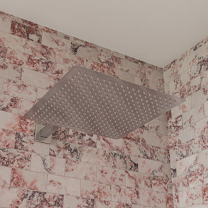 Alternate Image for ALFI brand RAIN16S-BSS Solid Brushed Stainless Steel 16" Square Ultra Thin Rain Shower Head