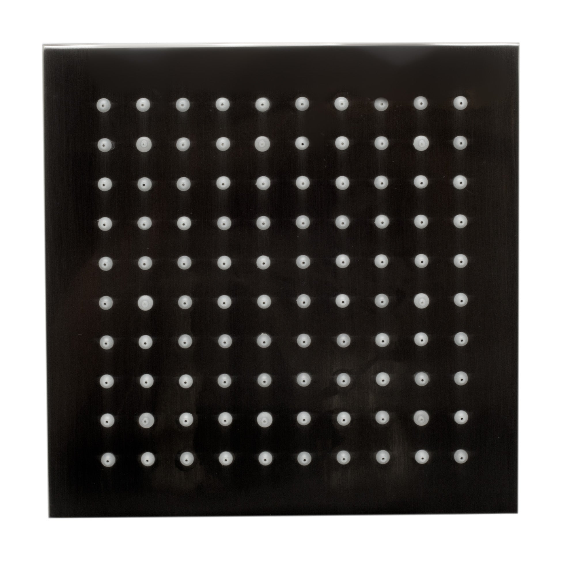 ALFI brand LED8S-BN Brushed Nickel 8" Square Multi Color LED Rain Shower Head, Brass