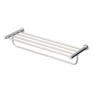 Alternate Image for TOTO L Series Round Towel Shelf with Hanging Bar, Polished Chrome, Zinc Alloy|Stainless Steel, YTS406BU#CP