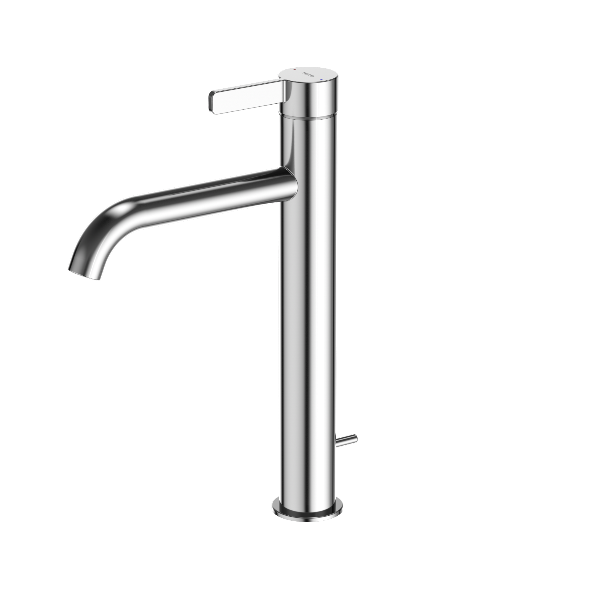 TOTO GF 1.2 GPM Single Handle Vessel Bathroom Sink Faucet with COMFORT GLIDE Technology, Polished Chrome, Stainless Steel, TLG11305U#CP
