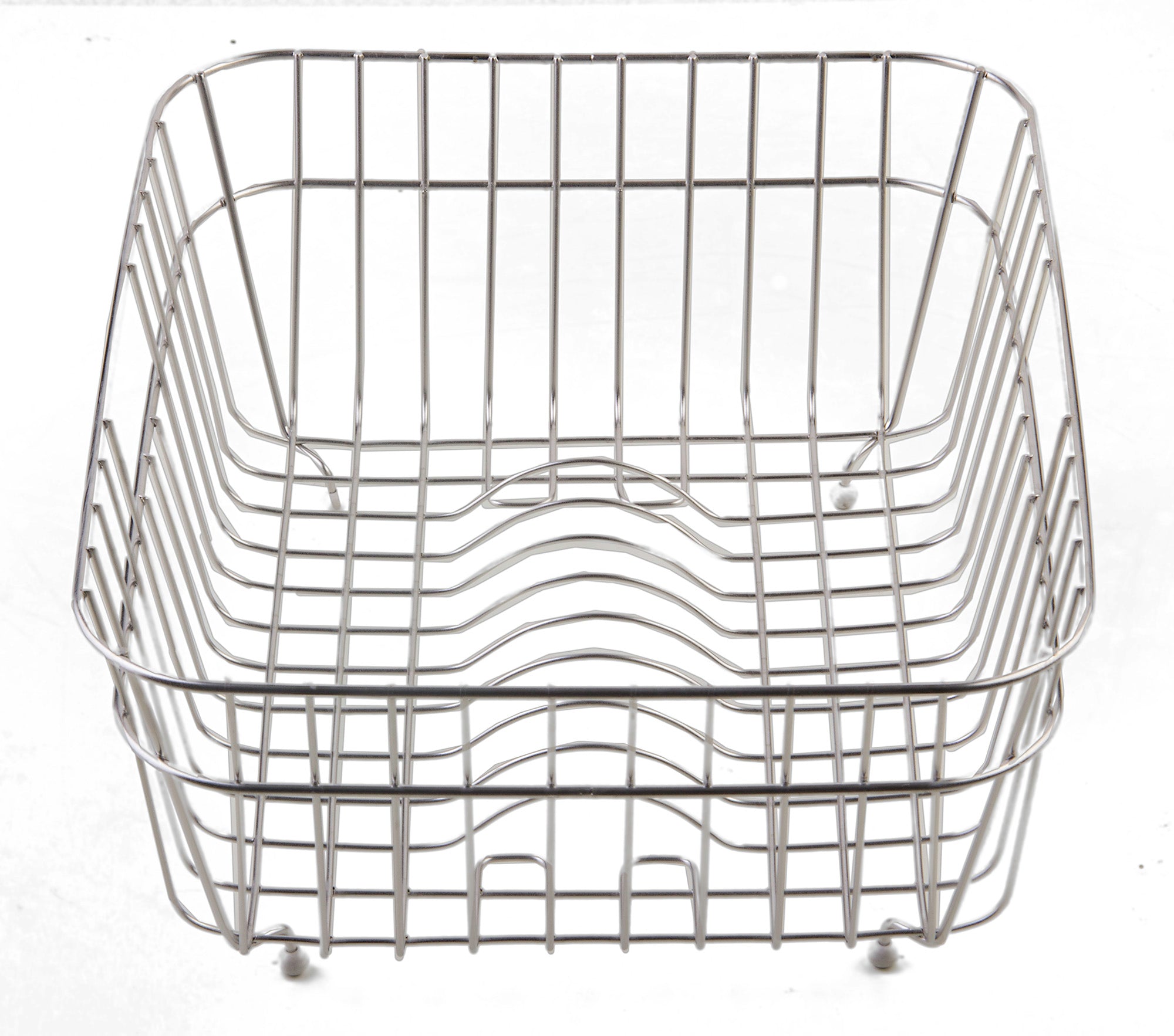 ALFI brand White, AB65SSB Stainless Steel Basket for Kitchen Sinks