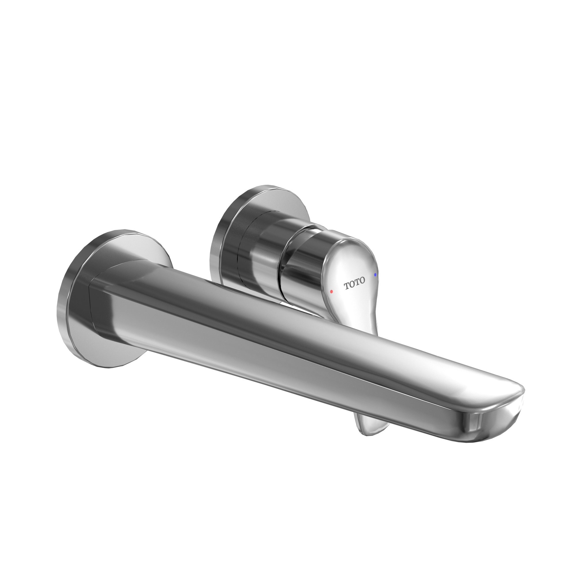 TOTO GS 1.2 GPM Wall-Mount Single-Handle Bathroom Faucet with COMFORT GLIDE Technology, Polished Chrome, Brass, TLG03308U#CP