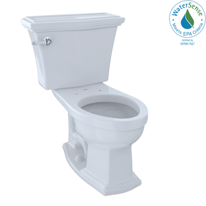 Alternate Image for TOTO Eco Clayton Two-Piece Elongated 1.28 GPF Universal Height Toilet, Cotton White, Vitreous China, CST784EF#01