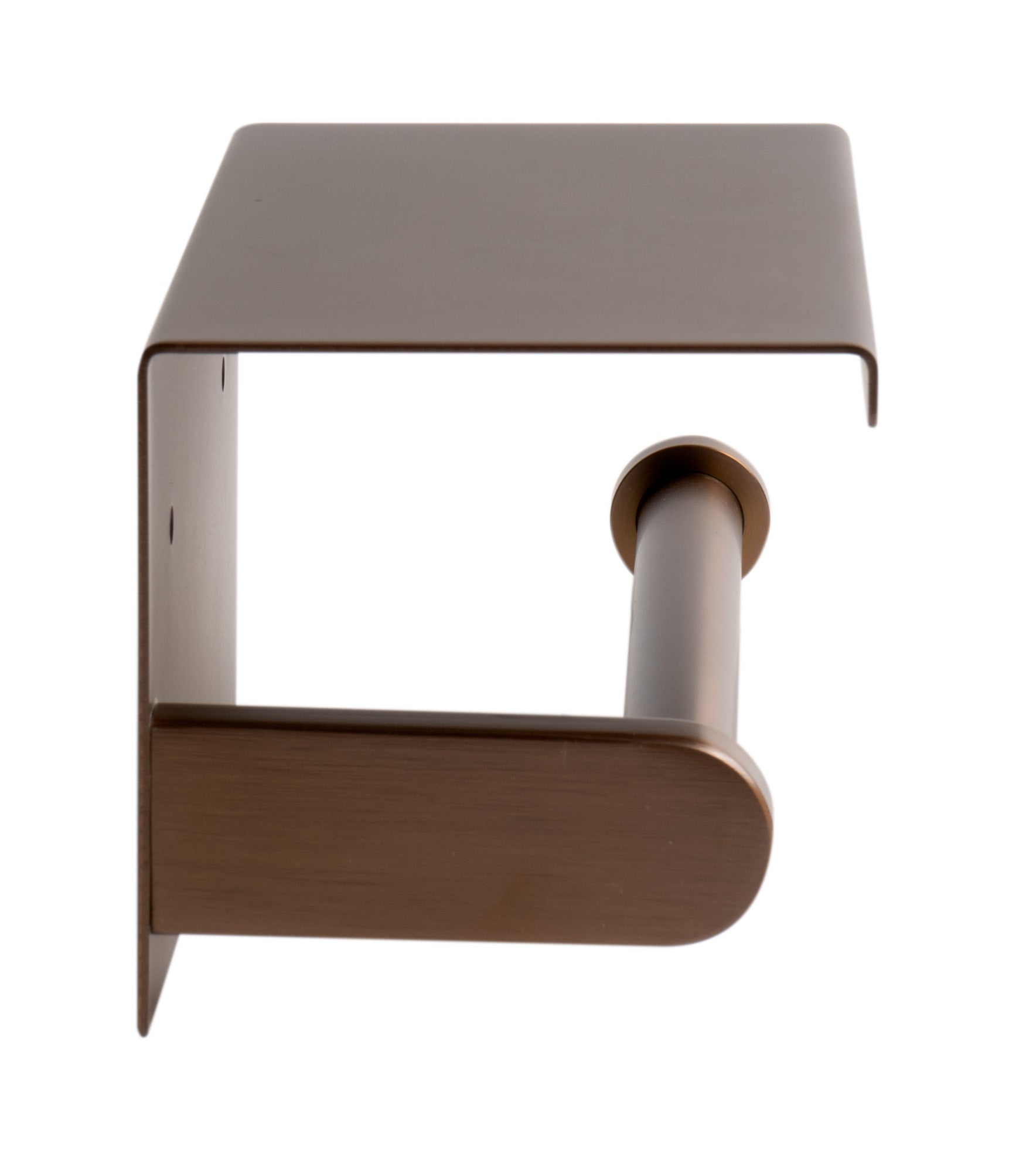 Alternate Image for ALFI brand ABTPP66-BC Brushed Copper PVD Stainless Steel Toilet Paper Holder with Shelf