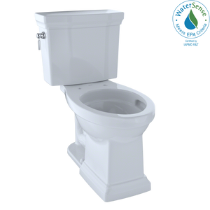 Alternate Image for TOTO Promenade II Two-Piece Elongated 1.28 GPF Universal Height Toilet with CEFIONTECT, Cotton White, Vitreous China, CST404CEFG#01