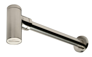 Alternate Image for ALFI brand AB9005-BN Brushed Nickel Solid Brass Round Modern Decorative Bottle P-Trap