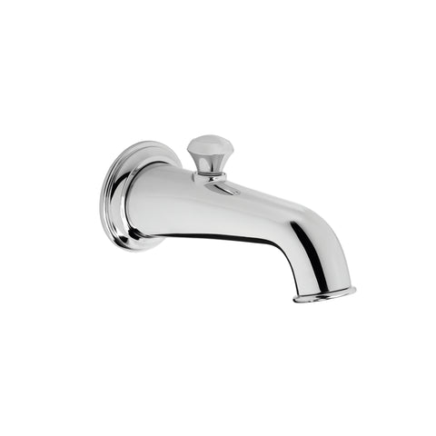 TOTO Vivian Wall Tub Spout with Diverter, Polished Chrome, Brass, TS220EV#CP