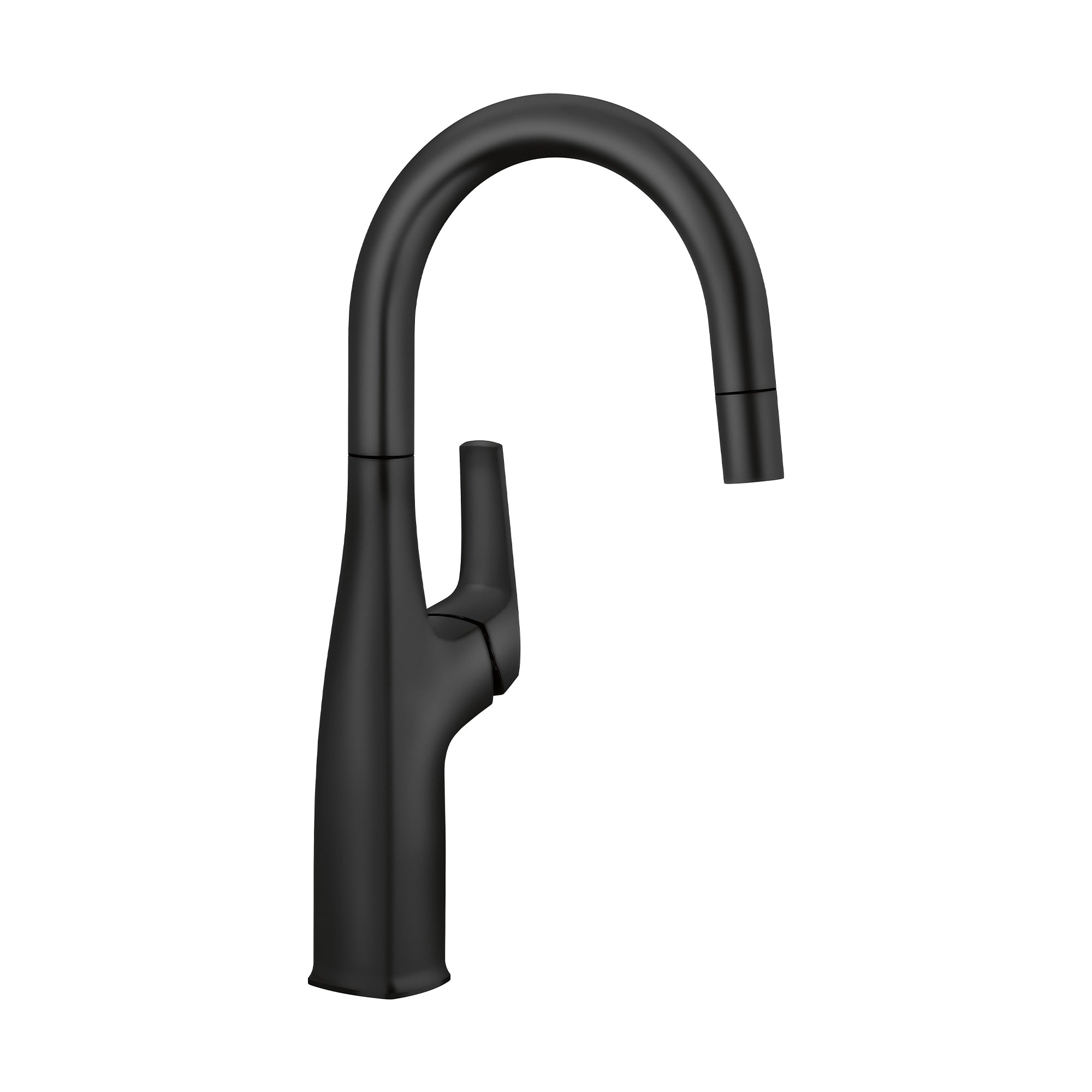 Blanco Rivana Pull-Down Bar Faucet, Matte Black, 1.5 GPM, Brass, 443021