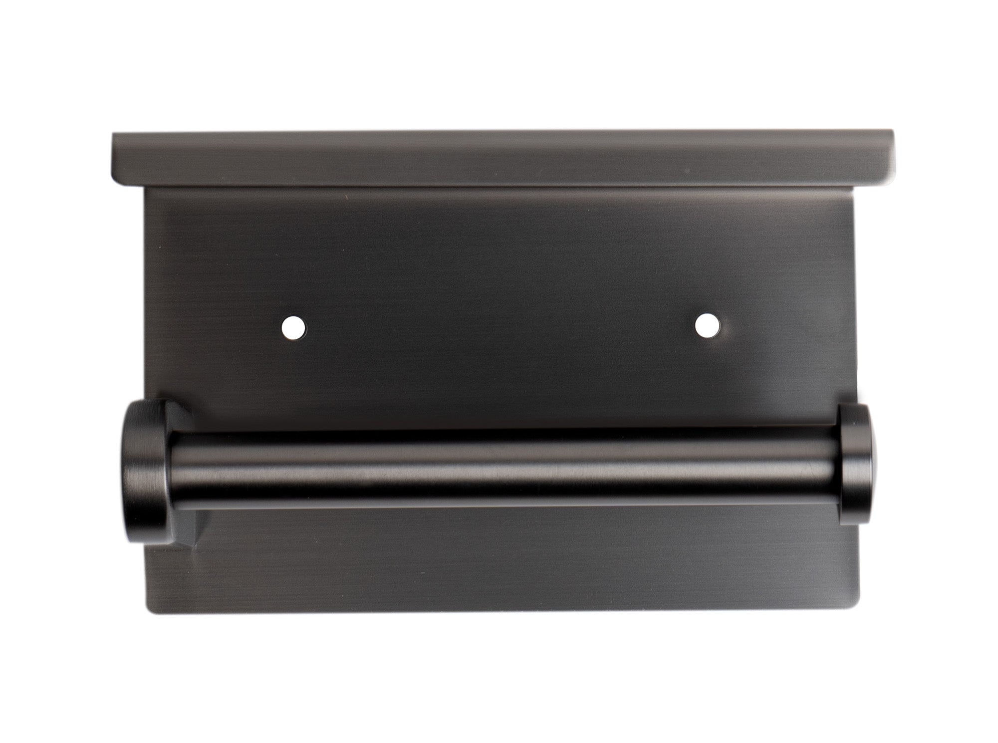 Alternative View of ALFI brand ABTPP66-BB Brushed Black PVD Stainless Steel Toilet Paper Holder with Shelf