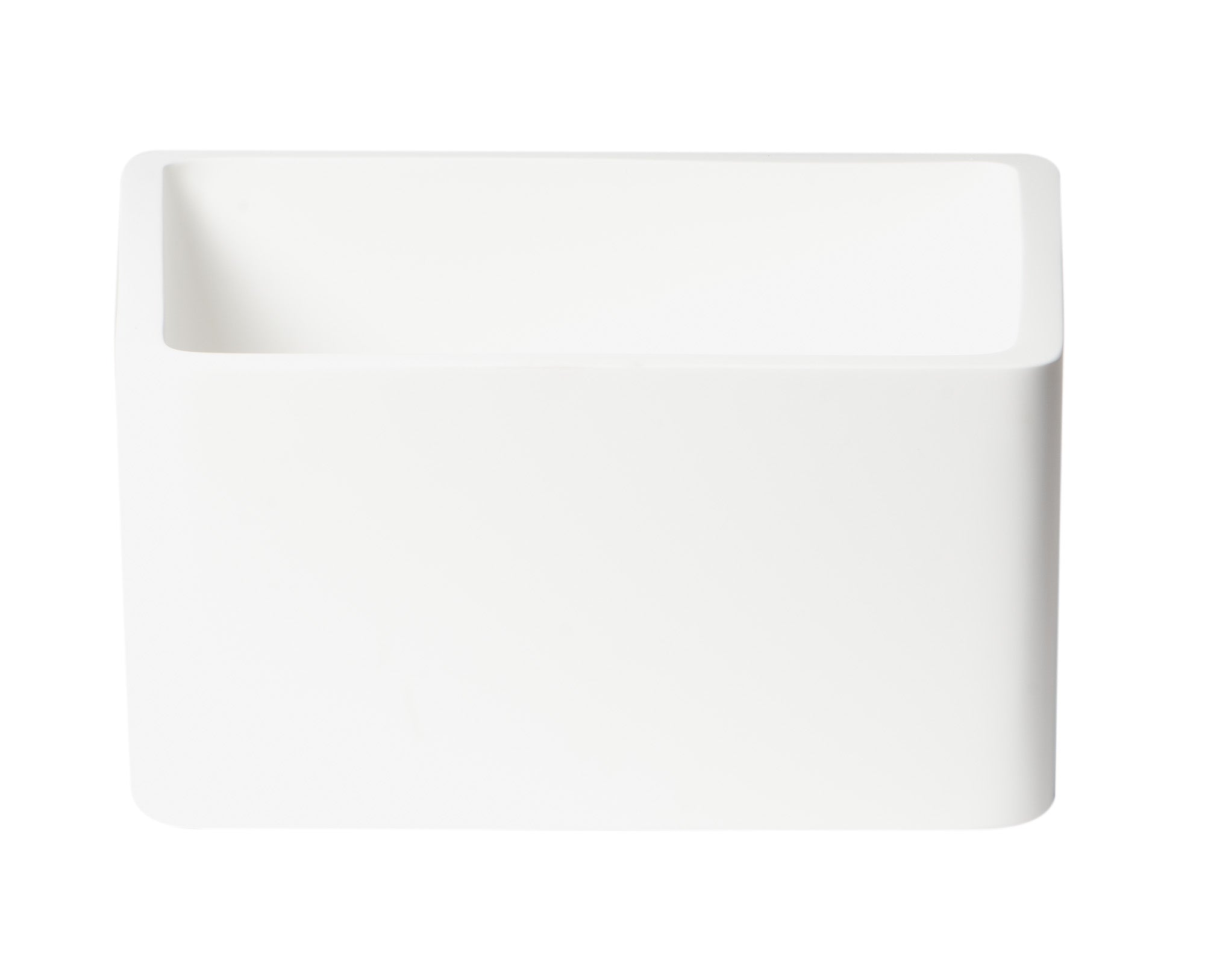 ALFI brand ABST55 White Matte Solid Surface Resin Bathroom / Shower Stool