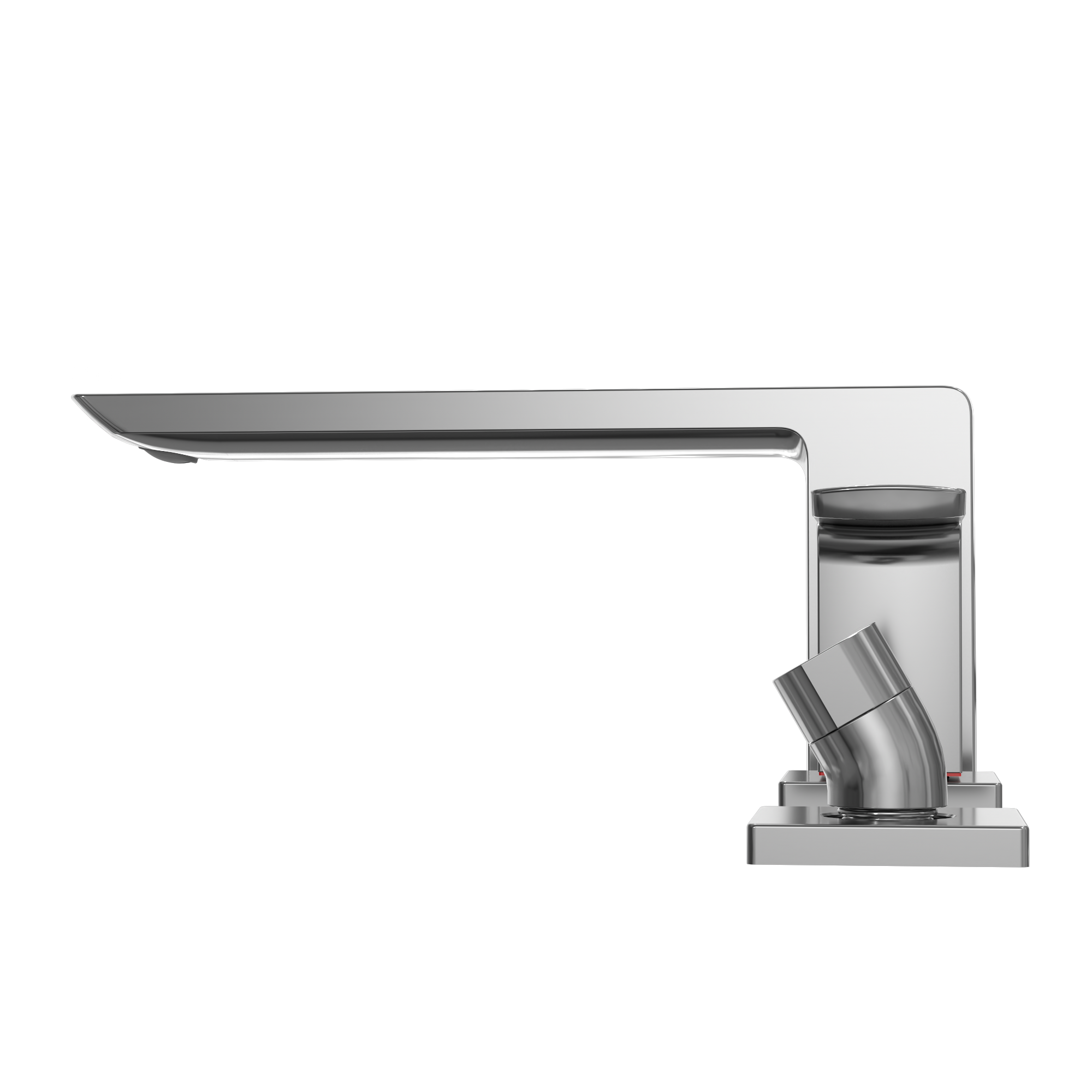 TOTO GR Two-Handle Deck-Mount Roman Tub Filler Trim with Handshower, Polished Chrome, Brass, TBG02202U#CP