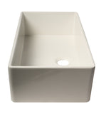 ALFI brand 36" Fireclay Farmhouse Sink, White, AB536-W