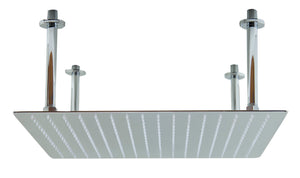 Alternate Image for ALFI brand RAIN20S-PSS 20" Square Polished Solid Stainless Steel Ultra Thin Rain Shower Head