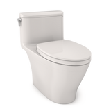 TOTO Nexus 1G One-Piece Elongated 1.0 GPF Universal Height Toilet with CEFIONTECT and SS124 SoftClose Seat, WASHLET+ Ready, Colonial White, Vitreous China, MS642124CUFG#11