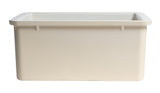 Alfi 20" White Fireclay Undermount Kitchen Sink, AB2017