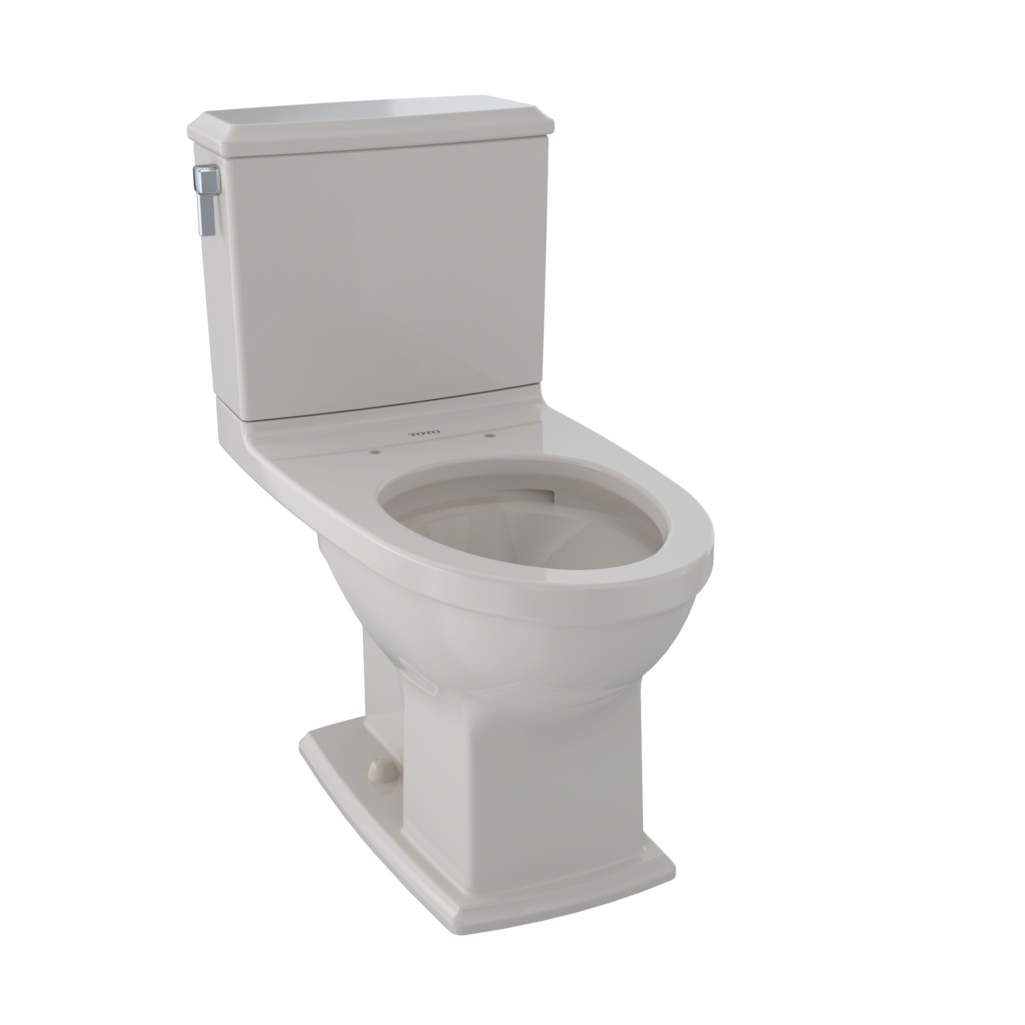 TOTO Connelly Two-Piece Elongated Dual-Max, Dual Flush 1.28 and 0.9 GPF Universal Height Toilet with CEFIONTECT, Sedona Beige, Vitreous China, CST494CEMFG#12