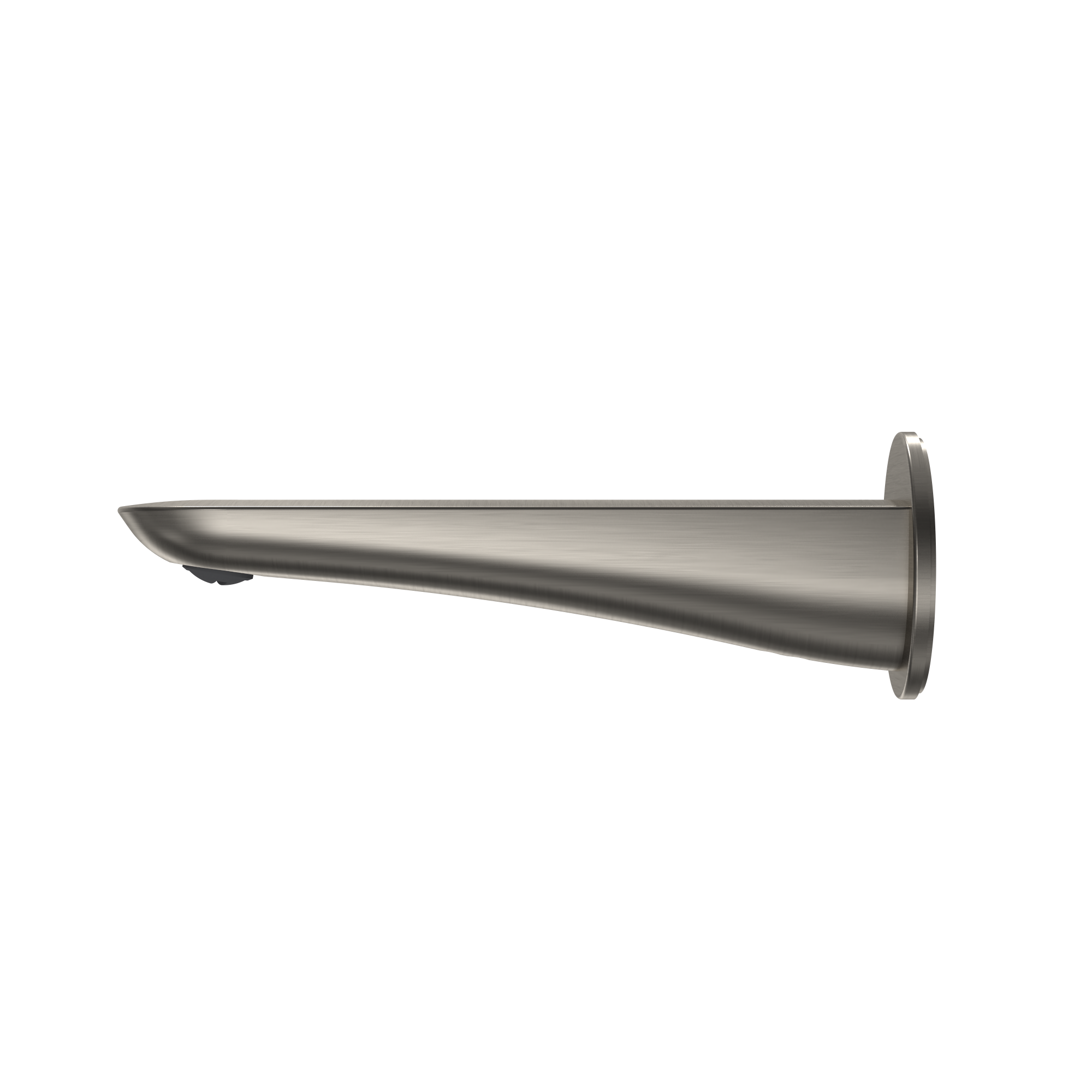 TOTO Modern R Wall Tub Spout, Brushed Nickel, Brass, TBG01001U#BN