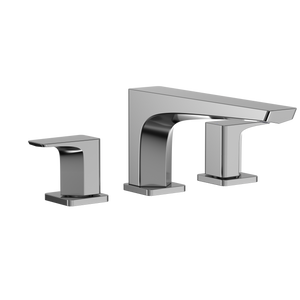 Alternate Image for TOTO GE Two-Handle Deck-Mount Roman Tub Filler Trim, Polished Chrome, Brass, TBG07201U#CP