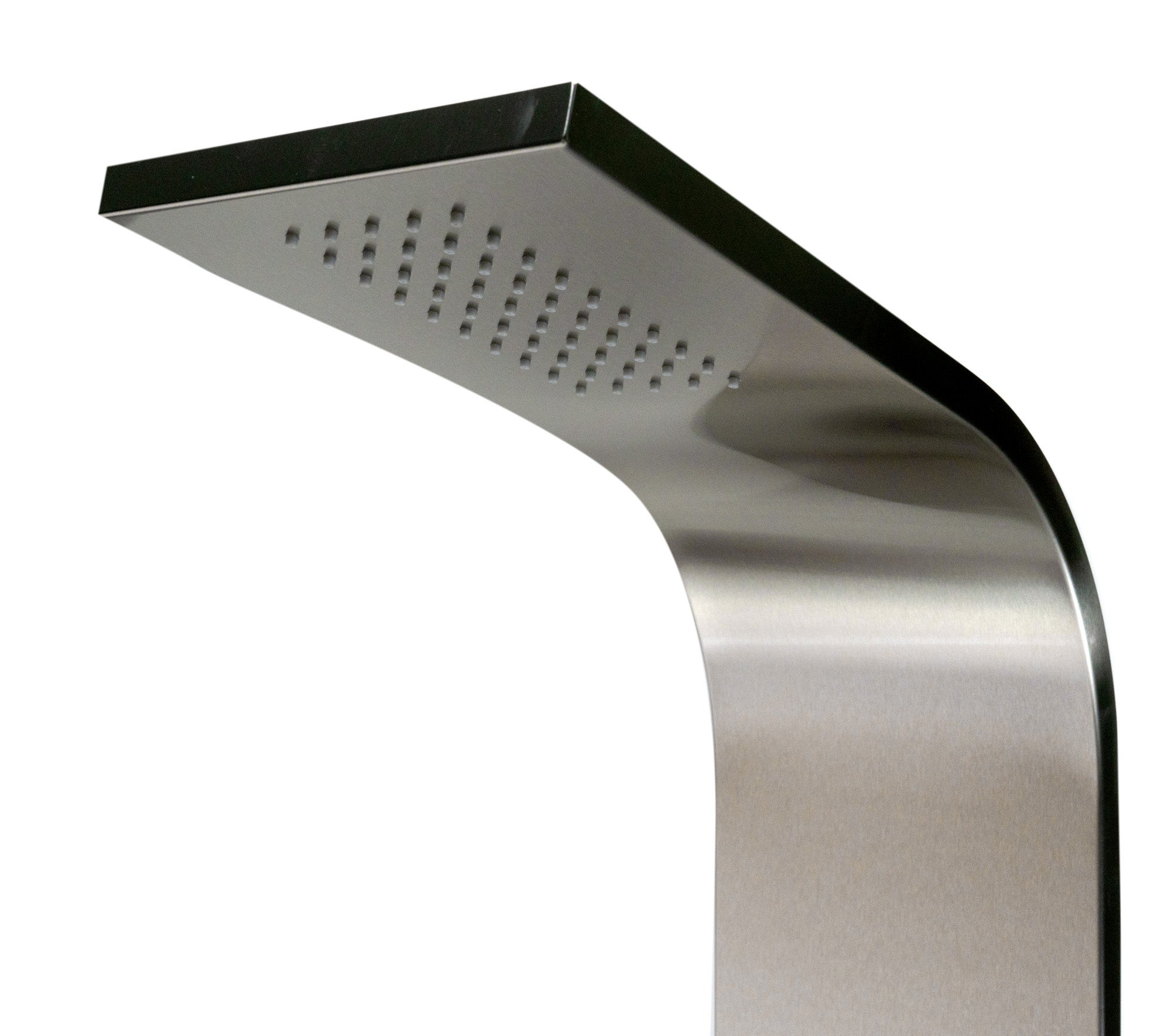 ALFI brand ABSP20 Modern Stainless Steel Shower Panel with 2 Body Sprays, Grey