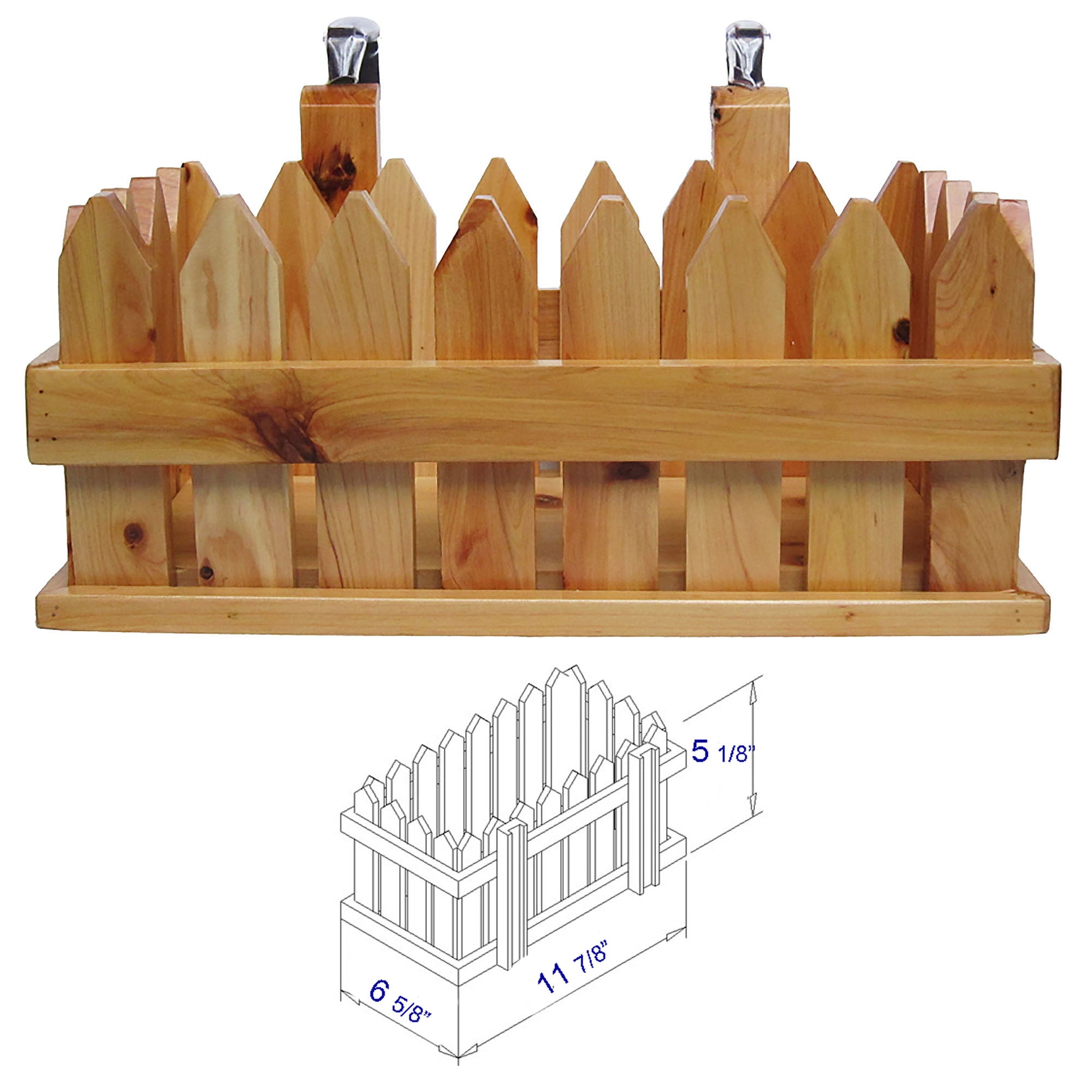 ALFI brand 61" Cedar Wood Free Standing Oval Bathtub with Chrome Tub Filler, Natural Wood, AB1136