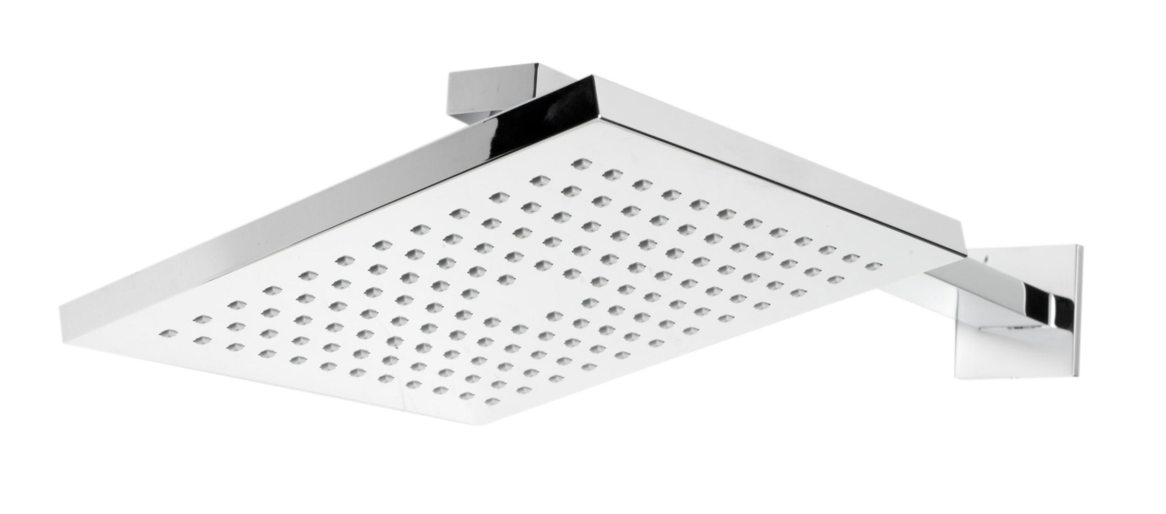 ALFI brand AB2830-PC Polished Chrome 2 Way Thermostatic Square Shower Set, Brass