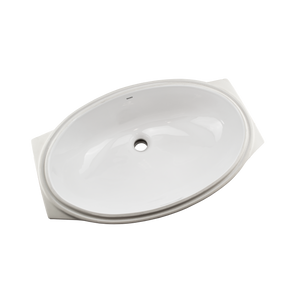 Alternate Image for TOTO 24" Oval Undermount Bathroom Sink with CEFIONTECT, ADA Compliant, Cotton White, Vitreous China, LT1506G#01