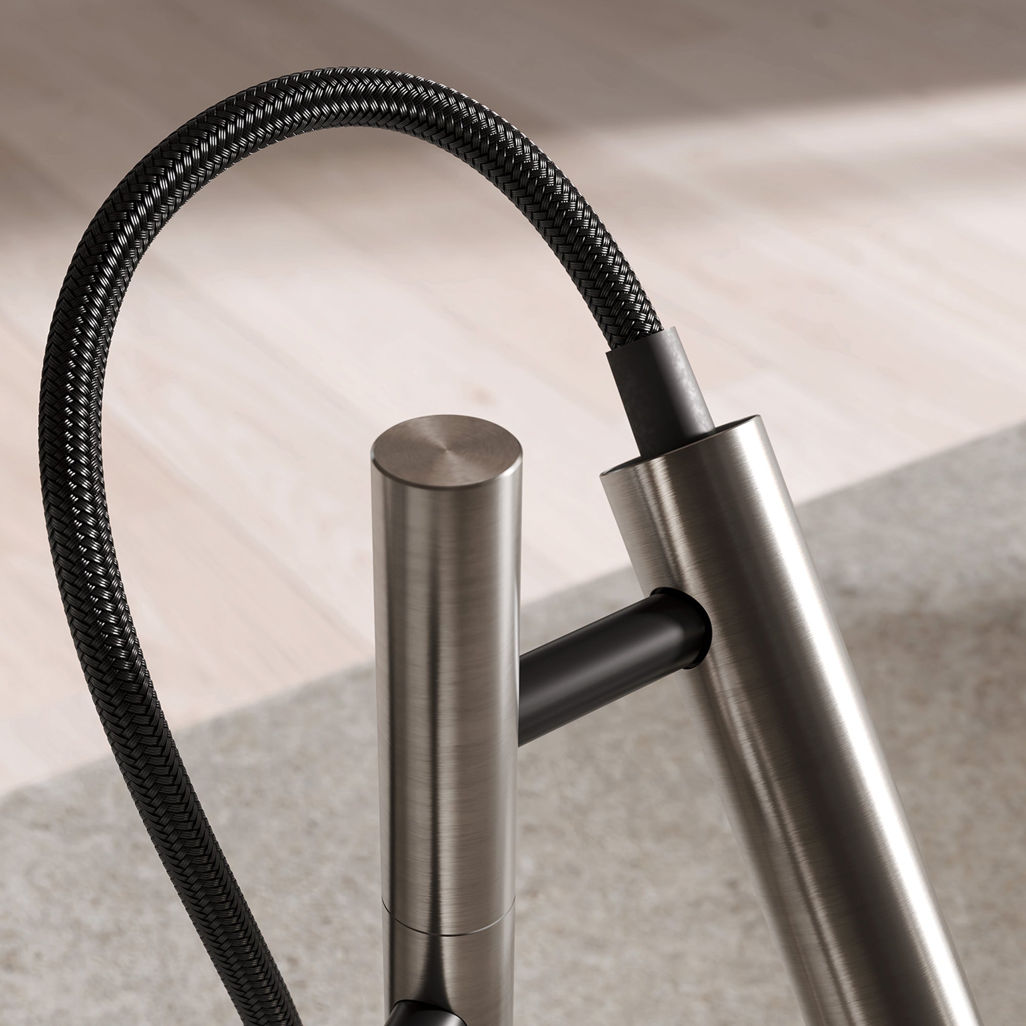 Blanco Luneoo Pull-Down Dual-Spray Kitchen Faucet with Push Button Activation, 1.5 GPM Product Image