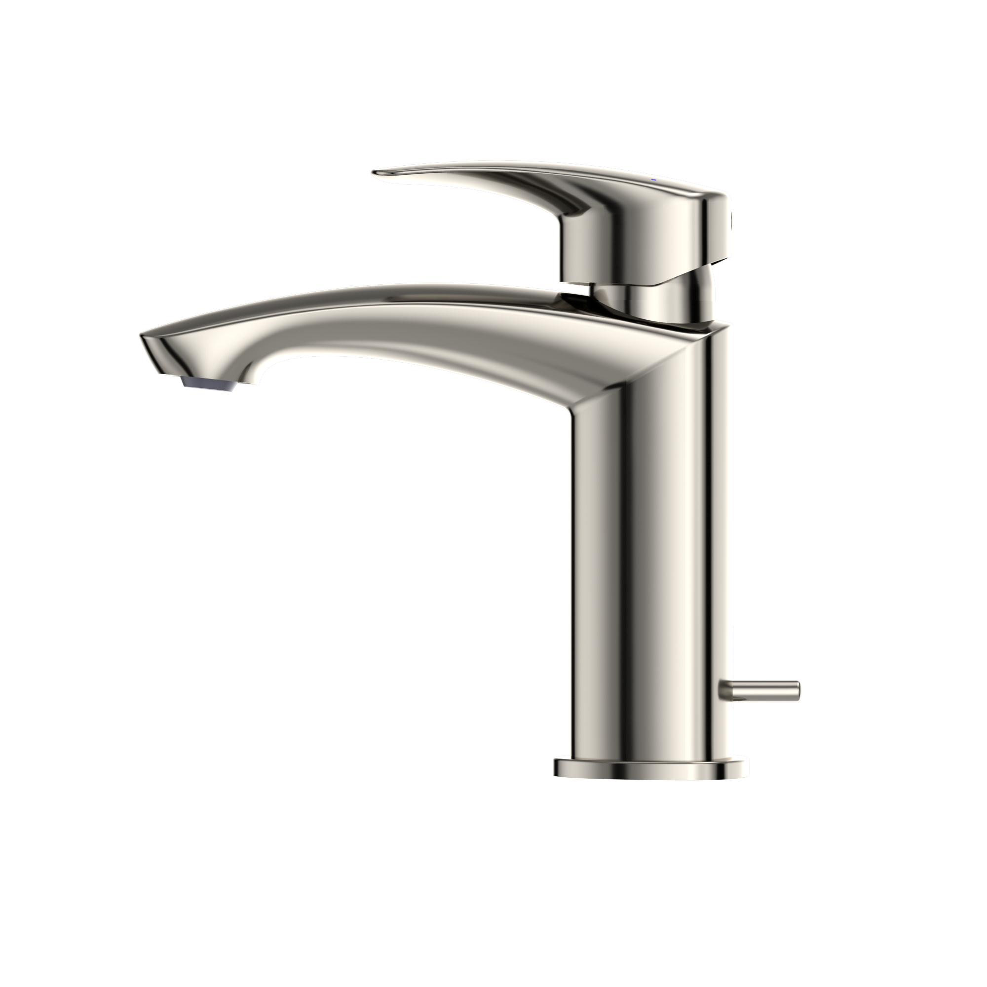 TOTO GM 1.2 GPM Single Handle Bathroom Sink Faucet with COMFORT GLIDE Technology, Polished Nickel, Brass, TLG09301U#PN