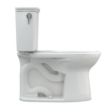 TOTO Drake Transitional Two-Piece Elongated 1.28 GPF Universal Height TORNADO FLUSH Toilet with CEFIONTECT, Colonial White, Vitreous China, CST786CEFG#11