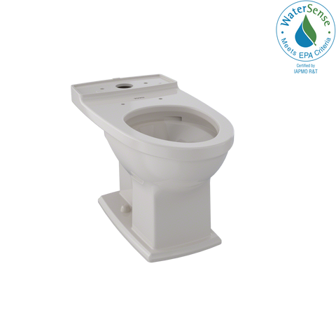 TOTO Connelly Universal Height Elongated Toilet Bowl with CEFIONTECT, Sedona Beige, Vitreous China, CT494CEFG#12